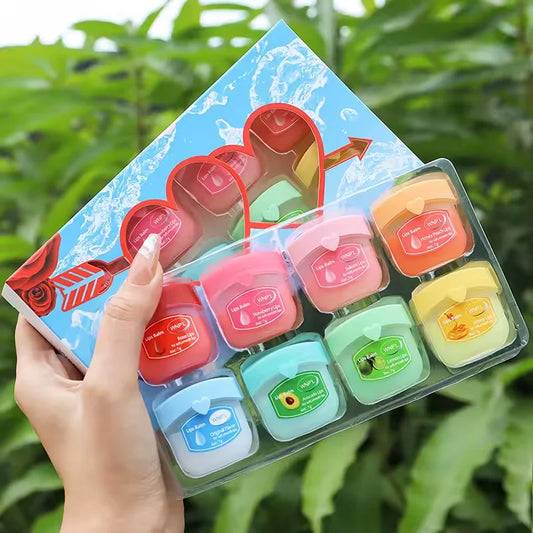 Fruit Series Lip Balm Set - Moisturising Anti-Crack Lip Care (4/6/8pcs)